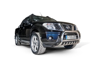 BULL BAR PARACHOQUE CON DE REJILLA DE RADIADOR NISSAN NAVARA CON DIRECCIÓN  