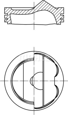 ПОРШЕНЬ 028 PI 00124 000 MAHLE