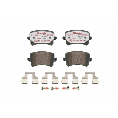 КОЛОДКИ BREMBO XTRA ЗАД AUDI Q3; SEAT ALHAMBRA; VW CC, GOLF V, PASSAT, PASSA