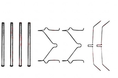 Trw набор монтажный тормозных колодок toyota перед hilux iv фото №1