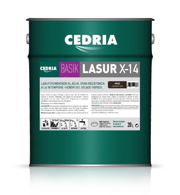 CEDRIA X-14 Lazura, lakierobejca - brąz 20L