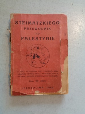STEIMATZKIEGO PRZEWODNIK PO PALESTYNIE 1942