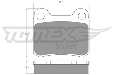 КОЛОДКИ HAM.MERCEDES W201.W124