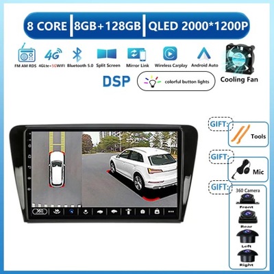 RADIO NAWIGACYJNE GPS PARA VOLKSWAGEN SKODA OCTAVIA 3 A7 2013-2018 ANDROID 13  