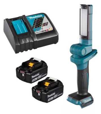 MAKITA AKU ŽIBINTUVĖLIS DARBINĖ LXT 18V 500LM 2X3AH BL1830 DC18RC DML816Z 