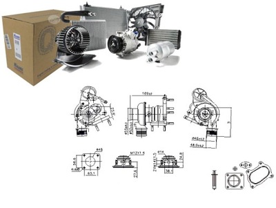 TURBINA ALFA ROMEO GIULIETTA MITO FIAT 500L 500X BRAVO II  