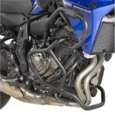 KAPPA ЗАХИСТ / ДУГИ КОРПУСУ ДВИГУНА YAMAHA MT 07 TRACER (16-19) ЧОРНІ - ВЕРХНІ