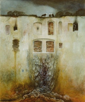Zdzisław Beksiński, plakat, 72 × 60 cm