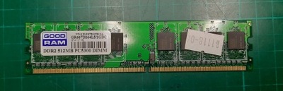 RAM Goodram 512Mb DDR2 PC5300 GR667D264L5/1GDC