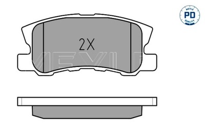 MEYLE ZAPATAS DE FRENADO PARTE TRASERA CHRYSLER 200 SEBRING CITROEN C4 AIRCROSS  