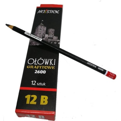 Ołówek grafitowy 2600 12B 1szt