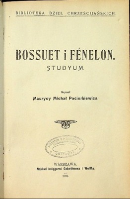 Bosseut i Fenelon studyum 1908 r