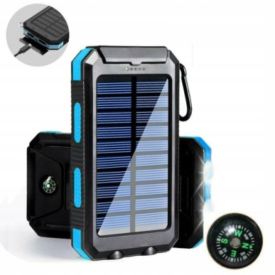 UNIWERSALNY ŁADOWARKA POWERBANK SOLARNY LATARKA