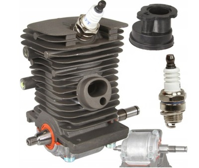 SILNIK KOMPLETNY CYLINDER TŁOK WAŁ KORBOWY do STIHL MS180 MS170 BEZ 2-MIX