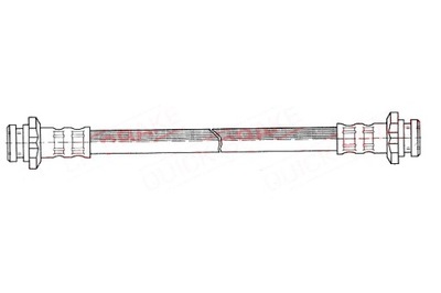 QUICK BRAKE ПАТРУБОК ТОРМОЗНОЙ ГИБКИЙ ПЕРЕД L/P NISSAN 200SX