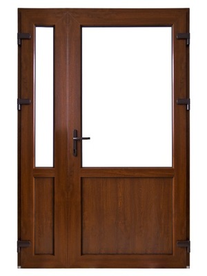 Sklepowe Drzwi Zewnętrzne z Panelem PCV 1800x2100