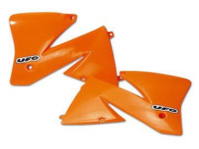 UFO TAPONES DEL RADIADOR KTM 4T 93-95 COLOR NARANJA  