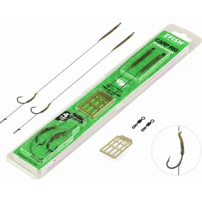 Gotowe Przypony Karpiowe Zfish Curve Shank Carp Rig - 2