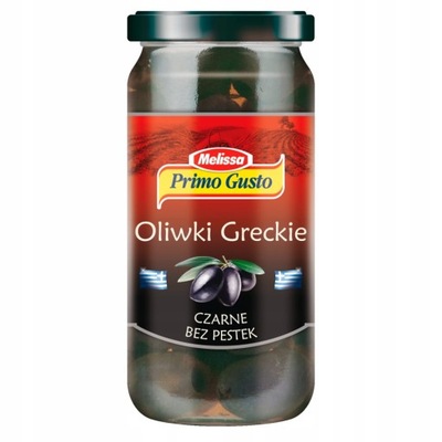 Primo Gusto Oliwki Greckie Czarne Bez Pestek 230g