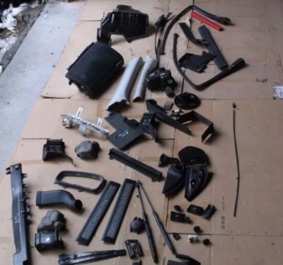 Mercedes ml w164 lift елементи салону пластики фото №1