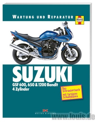 MANUAL REPARACIÓN MOTOCYKLA SUZUKI GSF600/650/1200  