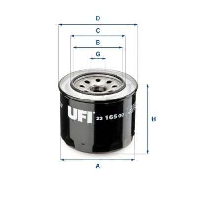 Фильтр масла ufi oem quality mitsubishi фото №1