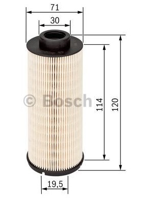 Фільтр пального nissan interstar primastar dci 2002- фото №1