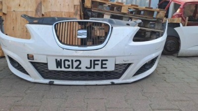 Бампер перед seat leon ii lift ксенон повреждённый фото №1