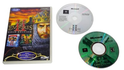 AGE OF EMPIRES II GOLD EDITION BOX ENG PC