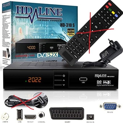 Tuner Dekoder DVB-S2 HD-LINE HD-310 S Odbiornik