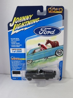 Johnny Lightning 1:64 Ford Thunderbird 1956 black