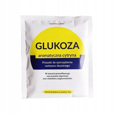 Glukoza aromatyczna cytryna proszek 75g