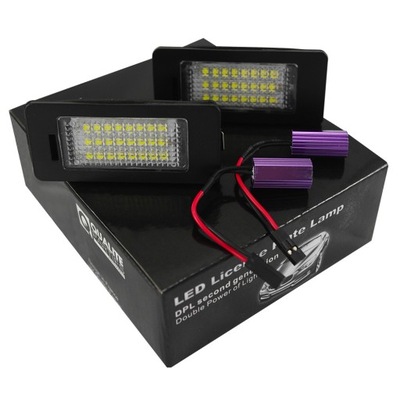 Фонари led номерного знака vw golf vi plus passat b7 kombi фото №1