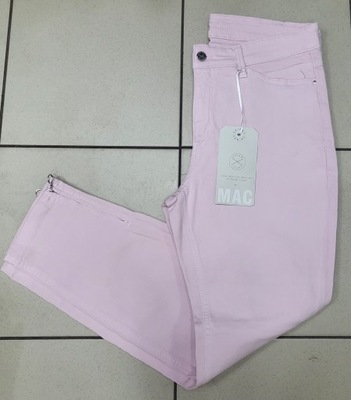 ŚWIETNE SPODNIE MAC JEANS ZAMECZEK RÓŻ 34/32-40