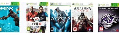 Tanie Granie Brink Fifa 12 Saints Row Assassins Creed XBOX 360