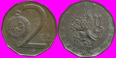 Czechy 2 korona 1995 r 20