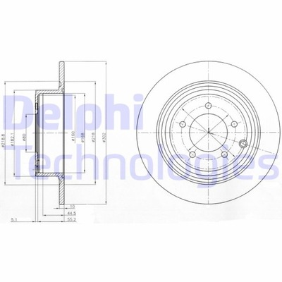 BG4169 DELPHI DISC BRAKE  