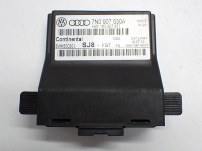 Модуль блок керування шлюз 7n0907530a vw golf v vi plus + 10r фото №1