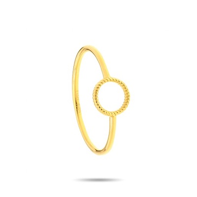 Złoty pierścionek z kółkiem - pr.585