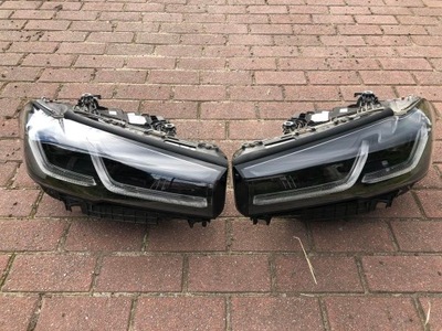 BMW G30 G31 LIFT LAMPY ADAPTIVE LED LEWA PRAWA BLACK SCHADOW EU