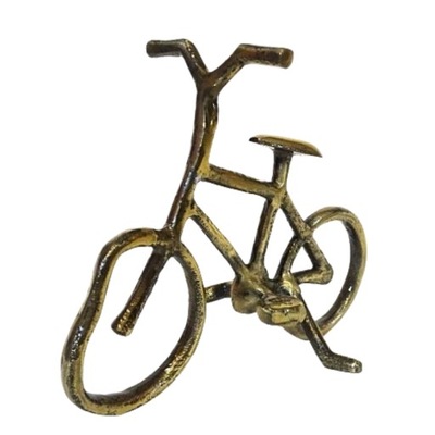 Figurka metalowa koślawy rower