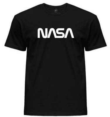 Męska Koszulka czarna NASA XL