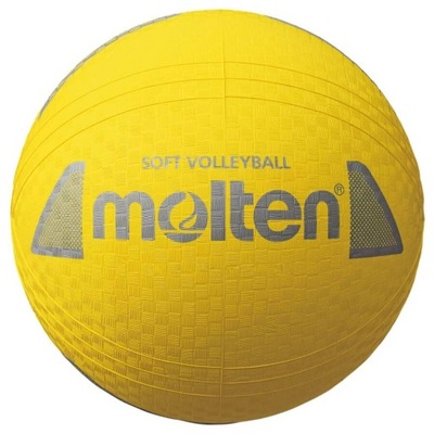 5 S2Y1250-Y Piłka do siatkówki Molten SOFT VOLLEYBALL gumowa żółta