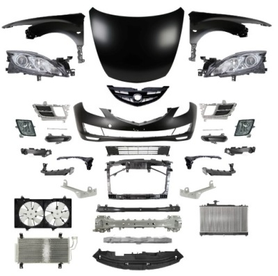 Mazda 6 07-12 pas бампер капот крыло фара фото №1