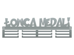 Wieszak na medale Łowca medali 40 cm srebrny