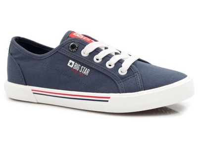 trampki damskie BIG STAR sznurowane sportowe buty