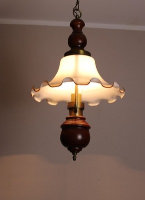 Lampa wisząca klosz szkło