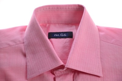 VAN GILS różowa koszula w jodełkę k 40