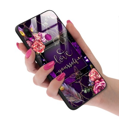 Etui Glass Do XIAOMI REDMI NOTE 7 Unikatowe Wzory