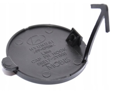 Заглушка фаркоп бампера hyundai ix35 фото №1